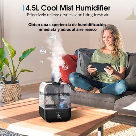 Di adios al aire seco con este humidificador de aire