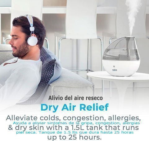 Humidificador de aire ultrasónico MistAire | 🛒| Respira mejor - Humidificadores de aire