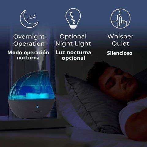 Humidificador de aire ultrasónico MistAire | 🛒| Respira mejor - Humidificadores de aire