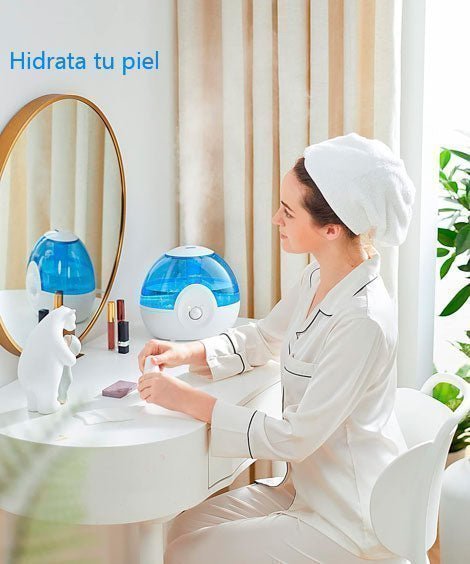 Uno de los beneficios de este humidificador es que hidrata tu piel